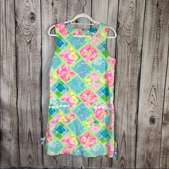 VTG Lilly Pulitzer Summer Floral Pocket Dress
